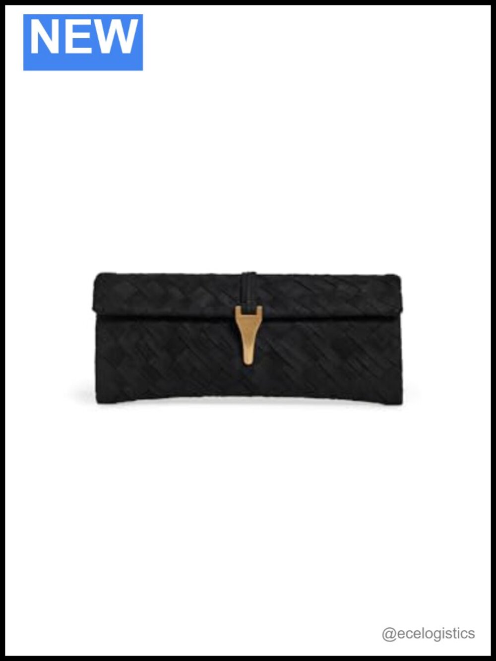 Faux Suede Woven Clutch with Optional Strap
